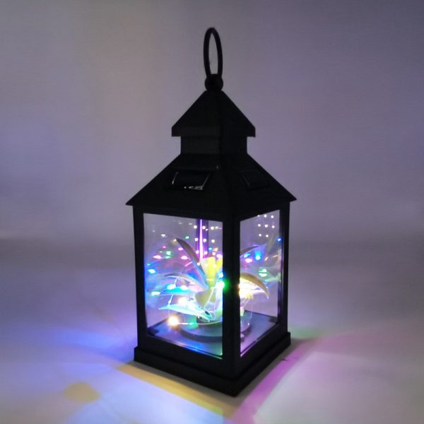 Solar Plant Wind Lantern 20LED String Light Outdoor Garden - Image 3