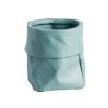 Ceramic Kraft Paper Bag Flower Pot Green Plant Potted Plant - Image 5