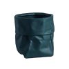 Ceramic Kraft Paper Bag Flower Pot Green Plant Potted Plant - Image 9