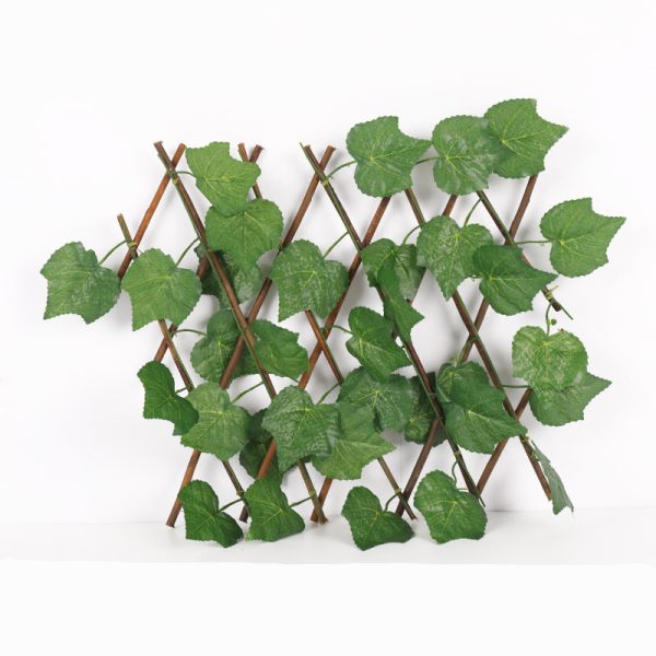 Simulation Fence Simulation Plant Plant Fence Courtyard Wooden Telescopic Guardrail