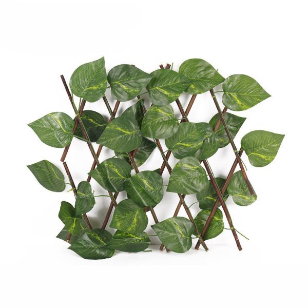Simulation Fence Simulation Plant Plant Fence Courtyard Wooden Telescopic Guardrail - Image 4
