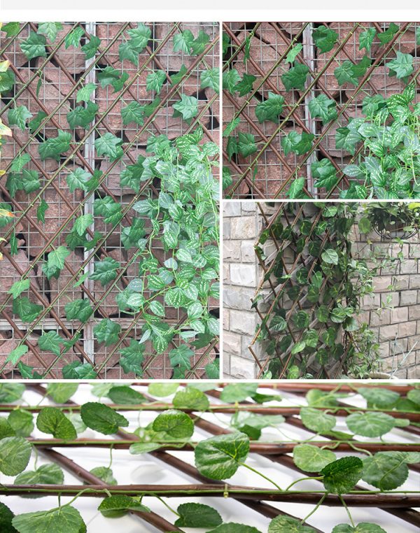 Simulation Fence Simulation Plant Plant Fence Courtyard Wooden Telescopic Guardrail - Image 5