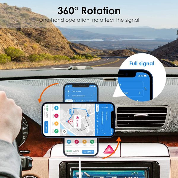 Magnetic Suction Mobile Phone Wireless Charging Car Wireless Mobile Phone - Image 3
