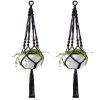 Plant-Linked Indoor And Outdoor Hanging Flowerpot Basket Cotton - Image 5