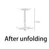 Multifunctional Hook Kitchen Tableware Rotating Hook Black And White Load And Practical Home Use - Image 4
