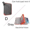 Compatible with Apple, BUBM Travel Universal Cable Organizer Electronics Accessories Cases Gadget Bag For USB, Phone, Charger and Cable, Fit for ipad - Image 4