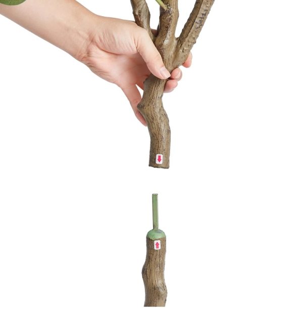 Artificial Eucalyptus Tree, 6 FT Tall Faux Plant, Secure PE Material & Anti-Tip Tilt Protection Low-Maintenance Plant, Lifelike Green Fake Potted Tree For Home Office Decor Indoor Outdoor - Image 3
