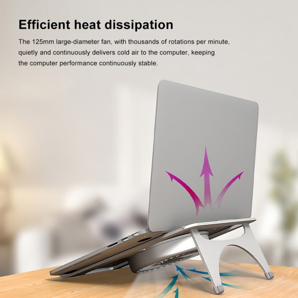 Foreign Trade New Computer Radiator Desktop Office Folding Lifting Computer Cooling Bracket Aluminum Alloy Bracket - Image 6