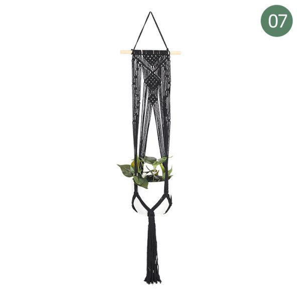 Plant-Linked Indoor And Outdoor Hanging Flowerpot Basket Cotton - Image 2