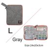 Compatible with Apple, BUBM Travel Universal Cable Organizer Electronics Accessories Cases Gadget Bag For USB, Phone, Charger and Cable, Fit for ipad - Image 6