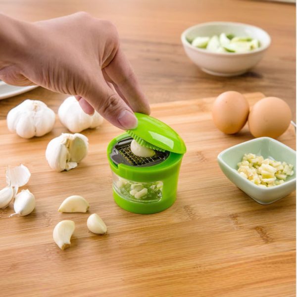 1pc Premium Stainless Steel Multifunctional Garlic Press, Manual Mincer Essential Kitchen Gadget For Home And Restaurant Use - Image 7