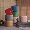 Creative Morandi Color Succulent Cylindrical Flower Pot Simple Style Plant Potted Plant - Image 2